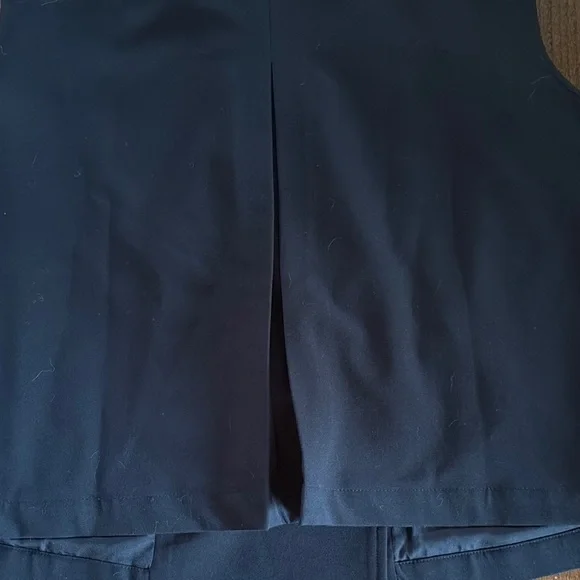 Halogen Black Women's Sleeveless Double-Breasted Trench Vest medium - Picture 14 of 16